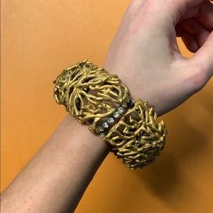 Valentino Gold Coral Cuff